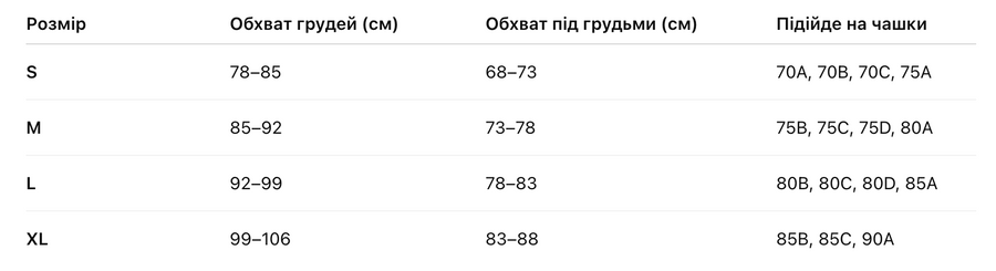 Топ CrossBack Nylon Bra чорний, S WBL-274 фото